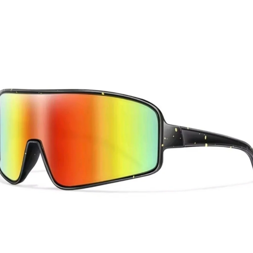 Rainbow Reflective Unisex Cyclist Sunglasses